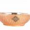 IndianArtVilla Handmade Copper Steel Dish Serving Kadai Bowl 800 ML - Serving Dish Restaurant Hotel Home Tableware