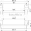 PVC window Screen handle Screen Window Handle 9.31.10104* Zinc Alloy Screen Window and Door Pull Handle