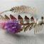 American handmade ceramic flower hair hoop pearl headband wedding banquet necessary small fresh hair accessories FHHBC4002
