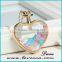 New products Necklace 2016 heart shaped with colorful crystal beads