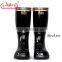 Steel toe mining boots rubber upper