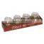 hot selling FSC&BSCI custom wooden kitchen tool glass jar serving tray