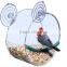 custom acrylic Circular Bird Feeders on window