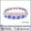 2015 New red Agate stone Stainless steel Bio Energy Titanium bracelet with crystal stone