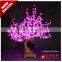 2015 year all festive decoration pink cherry blossom artificial bonsai led tree