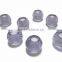 AAA Quality Purple Color Quartz Faceted Handmade Big Hole Round Ball Beads