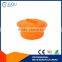 eco-friendly soft silicone soup bowl with spoon