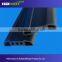 Sealing rubber strip for curtain wall for sealing on the ancillary frame parts of wall