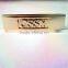 gold color metal label for jeans/bag