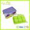 BPA free 6 Cavity Baby Food Storage Container, Silicone Ice Cube Tray With Lid, Baby Food Freezer