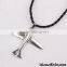 Low price airplane necklace , hot sale airplane pendant short chain necklace
