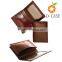 high quality slim genuine leather card holder purse business rfid blocking card holder wallet money clip