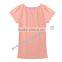 Short Sleeve V-Neck Women's Cotton/Spandex Sport T-shirt