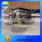 2016 China professional manufacturer stainless steel 2 pcs threaded ball/gate valve