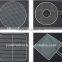 Hot sale!!! Cast iron grill grate mesh/ 304 stainless steel crimped mesh/ barbecue wire mesh