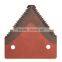 High quality Massey Ferguson Combine Harvester spare part knife section guard and head