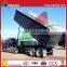 Top Qualily 50-60 tons heavy duty 3 axles tipper semi truck trailer for sale