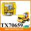 American truck toy, bulldozer toys, toy dump truck
