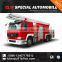 266hp HOWO red fire truck fire fighting truck