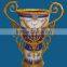 Fair Lady With Colorful Flower Decorated Vase, Creative Designed Flower Holder