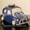 Resin vintage car shape coin bank money saving box for kids