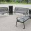 Arlau Outdoor steel iron benches for public park