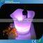 RGB Bar Furniture Ice Bucket Illuminated Plastic LED Holder