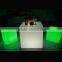 modern led cube table with 16 colors changing led light