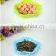 Food Garde Plastic Flower Shaped Fancy Christmas Small Snack Tray