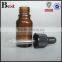 hot product cost price essential oil cosmetic dropper bottle different size high quality glass dropper bottle with black dropper