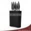 8pcs High Quality Kitchen Paring Knife Set with Crystal Block