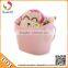 Custom high quality decorative plastic bucket plastic laundry bucket bathroom bucket