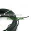 30m coiled green soft pvc coated wire for garden and agriculture