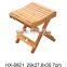 Small foldable bamboo stool