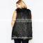 Autumn/winter 2016 new style long faux fox fur vest woman dress