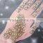 Gold Tattoo Glitter Sticker Hand
