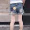S16642A New Design Summer Child Girl Denim Shorts