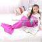 Mermaid Tail Blanket Crochet and Mermaid Blanket for adult Blue Super Soft All Seasons Sleeping Blankets