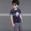 B40727A 2017 summer hot sale boys children cotton t shirts and shorts