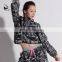 116171003 Long Sleeve Flower Color Sauna Top