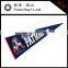 Hot sales color custom polyester felt flag and pennant soccer