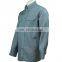 Good quality 100% cotton fire retardant FR long sleeve safety shirt with logos