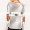 OEM Wholesale custom new design long sleeve striped t shirt