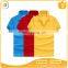Comfortable stretchable 100% polyester man polo t-shirt with low price