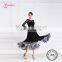 cheap ballroom dresses black with sequins M-108