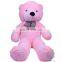 HI pink color 2 meter teddy bear plush toys