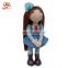 Wholesale Custom Soft Realistic Hair Rag Dolls With Cloth Stuffed Plush Human Doll Toys