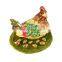 Hen lay egg Chinese metal craft animal metal jewelry box
