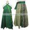 Reversible Dress Garden Silk Magic Wrap Skirt Plus Size Long 36" Sari Around skirts dress beach wear women Wraparound Wholesale