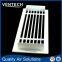 hvac system discounted prices supply air 0 degree solid linear blades air grille with damper